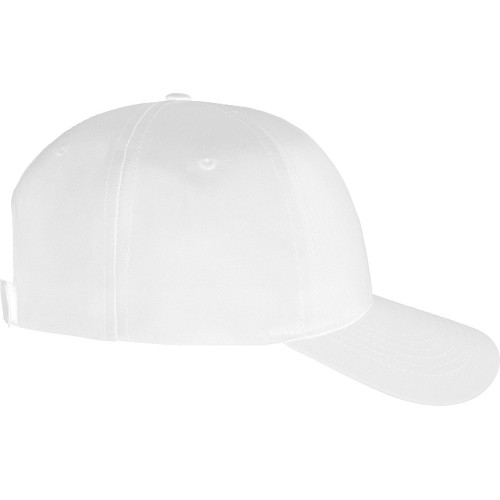 Бейсболка "Poly" 5-ти панельная, белый (Р)