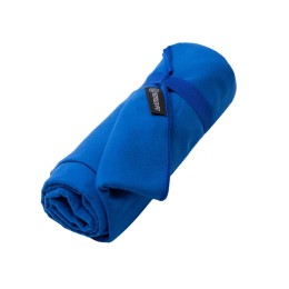Легкое полотенце Gulpi  из микрофибры RPET с ремешком для складывания, 38*68 см, королевский синий