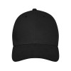 Бейсболка Davis, 6 панелей, черный