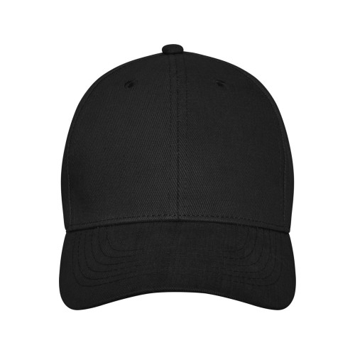 Бейсболка Davis, 6 панелей, черный