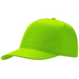 Бейсболка "Poly" 5-ти панельная 120 гр, зеленое яблоко