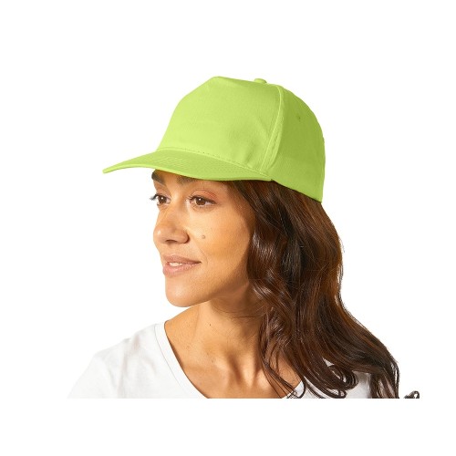 Бейсболка "Memphis" 5-ти панельная 165 гр, зеленое яблоко