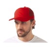 Бейсболка «Kansas», красный