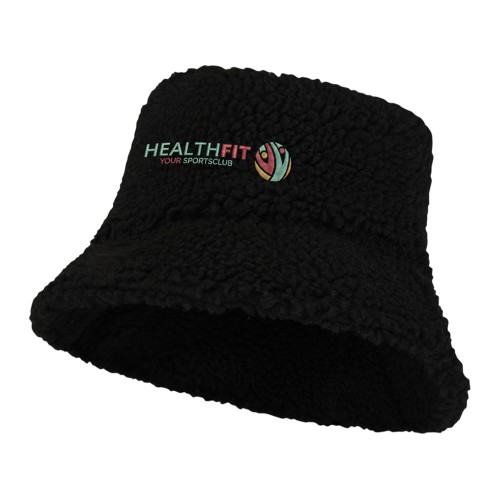 Панама "Baru"  из шерпа - Сплошной черный