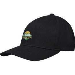 Opal с 6 панелями Aware™ кепка из переработанных материалов - сплошной черный