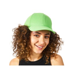 Бейсболка "Detroit" 6-ти панельная, зеленое яблоко