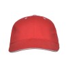 Бейсболка "Panel" унисекс, красный