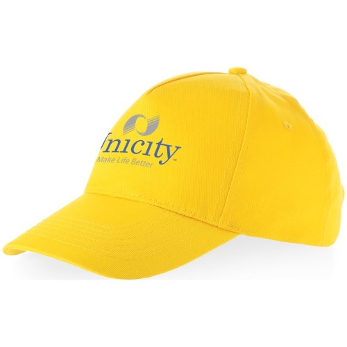 Бейсболка "Memphis" 5-ти панельная 165 гр, желтый