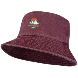 Панама "Mitica" стираная - Бургунди