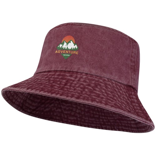 Панама "Mitica" стираная - Бургунди