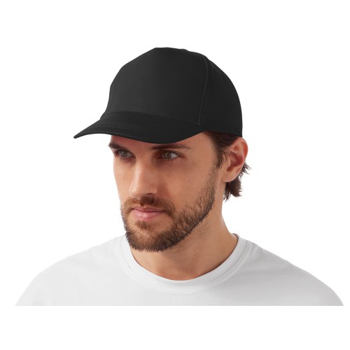 Бейсболка "Мемфис 230" 5-панельная, цвет черный