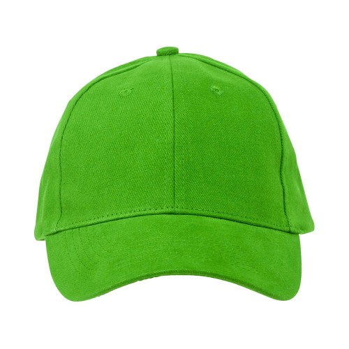 Бейсболка "Bryson", 6 панелей, зеленое яблоко