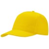 Бейсболка "Poly" 5-ти панельная 120 гр, желтый