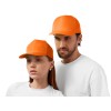 Бейсболка "Poly" 5-ти панельная 120 гр, оранжевый