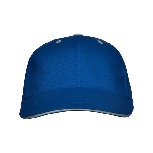 Бейсболка "Panel" унисекс, королевский синий