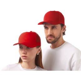 Бейсболка «Kansas», красный