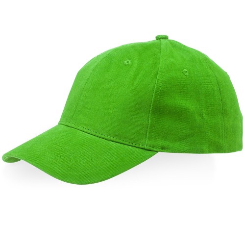 Бейсболка "Bryson", 6 панелей, зеленое яблоко