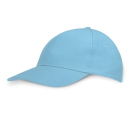 Бейсболка "Detroit" 6-ти панельная, св. синий