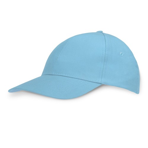 Бейсболка "Detroit" 6-ти панельная, св. синий
