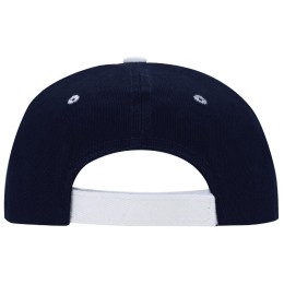 Бейсболка "New Castle" 6-ти панельная, темно-синий/натуральный