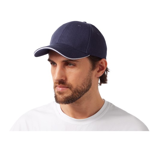 Бейсболка «Cancun», темно-синий/белый