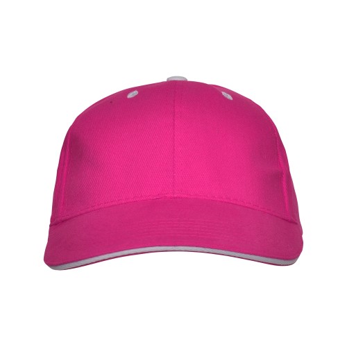 Бейсболка "Panel" унисекс, яркая фуксия