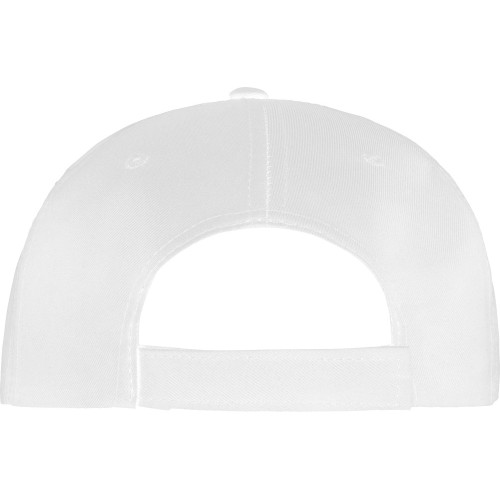 Бейсболка "Poly" 5-ти панельная, белый (Р)