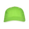 Бейсболка "Panel" унисекс, зеленое яблоко