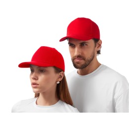 Бейсболка "Florida" 5-ти панельная, красный