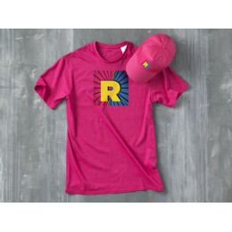 Кепка из 5 панелей Feniks, розовый