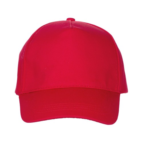 Бейсболка "Мемфис 230" 5-панельная, красная