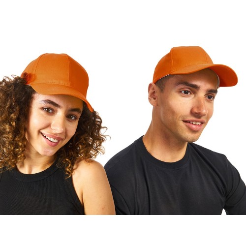 Бейсболка "Detroit" 6-ти панельная, оранжевый