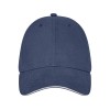 Бейсболка Darton, 6 панелей, темно-синий