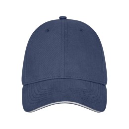 Бейсболка Darton, 6 панелей, темно-синий