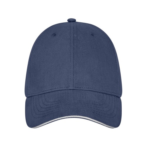 Бейсболка Darton, 6 панелей, темно-синий
