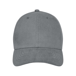 Бейсболка Davis, 6 панелей, серый