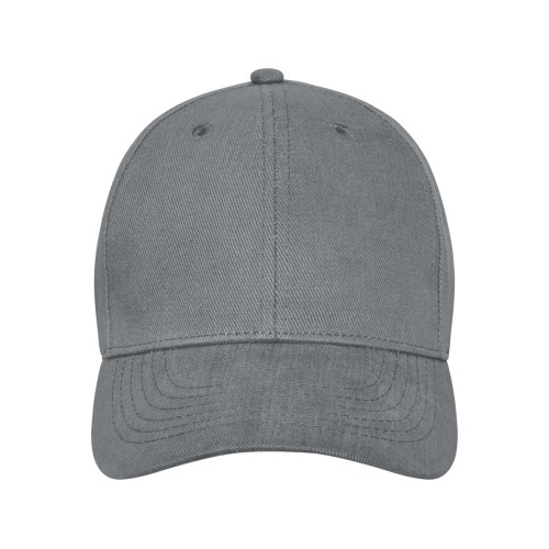 Бейсболка Davis, 6 панелей, серый