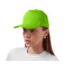 Бейсболка "Poly" 5-ти панельная 120 гр, зеленое яблоко