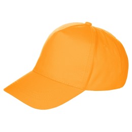 Бейсболка "Мемфис 230" 5-панельная, оранжевая