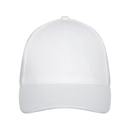 Кепка-бейсболка Drake, 6-панельная, изготовлена из хлопка, белый