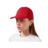 Бейсболка из структурной ткани Fargo, красный