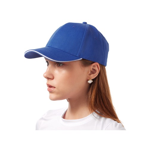 Бейсболка «Cancun», классический синий/белый