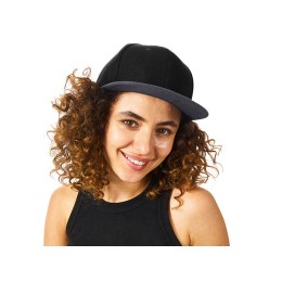 Бейсболка с прямым козырьком «Los Angeles 2.0», черный/серый меланж