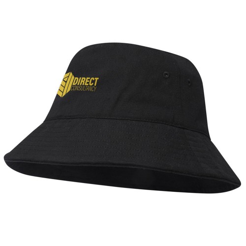 Панама Wicklow из переработанного материала - Сплошной черный