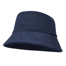Панама Melo из переработанного махрового материала, сертифицированного GRS - Темно - синий