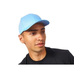 Бейсболка "Detroit" 6-ти панельная, св. синий