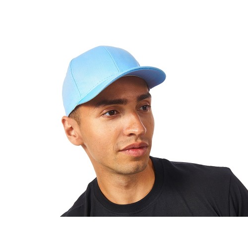 Бейсболка "Detroit" 6-ти панельная, св. синий