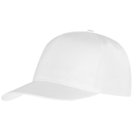 Бейсболка "Poly" 5-ти панельная 120 гр, белый