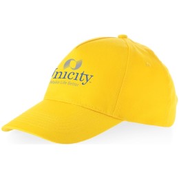 Бейсболка "Мемфис 230" 5-панельная, yellow