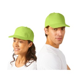 Бейсболка "Memphis" 5-ти панельная 165 гр, зеленое яблоко